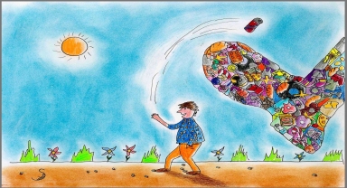 Boyabatlı Sudem Duran'ın karikatürü Belçika'daki yarışmada birinci oldu