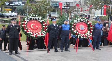 Büyük Önder Atatürk, Bafra'da anıldı