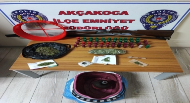Düzce'de bir ayda düzenlenen asayiş operasyonlarında 8 kişi tutuklandı