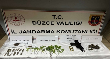 Düzce jandarması operasyonlarıyla uyuşturucuya geçit vermiyor