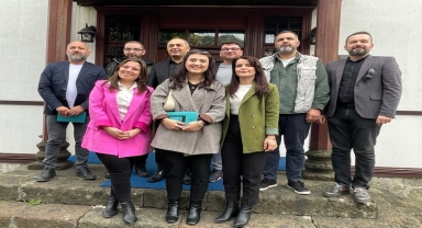 Eğitim Bir-Sen Giresun Şube yönetimi gazetecilerle bir araya geldi