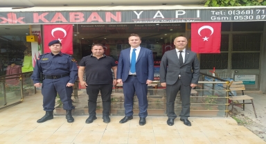 Gerze Kaymakamı Arabacı'dan esnaf ziyareti
