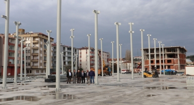 Havza'da Yöresel Ürün ve Kapalı Pazaryeri'nin inşası sürüyor