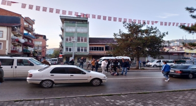 Karabük'te hafif ticari aracın çarptığı yaya ağır yaralandı