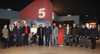 Rize Valisi Baydaş, öğrencilerle