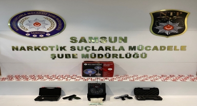 Samsun'da uyuşturucu operasyonunda 4 zanlı yakalandı