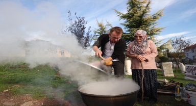 Şef Ömür Akkor, Prusias ad Hypium Antik Kenti'nde Konuralp pilavı pişirdi