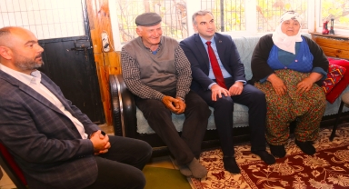 Taşova Kaymakamı Kılıç'tan şehit ailelerine ziyaret