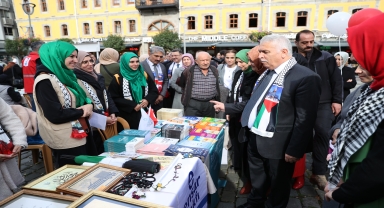 Trabzon'da Filistin'e destek için