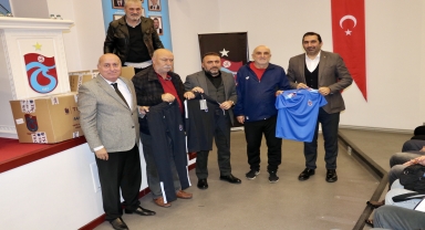 Trabzonspor'dan amatör futbol takımlarına malzeme desteği