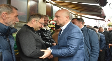 Trabzonspor'un eski başkan yardımcısı Muammer Saka son yolculuğuna uğurlandı