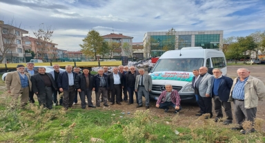Yeniçağalı çiftçiler, Hendek'te düzenlenen tarım fuarını ziyaret etti