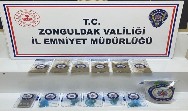 Zonguldak'ta uyuşturucu operasyonunda 1 kişi tutuklandı