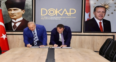 Akçaabat'ta tarımın gelişmesi için fidan desteği protokolü imzalandı