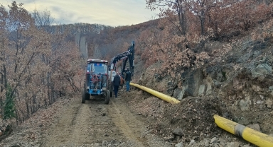 Almus'a doğal gazın boru hattıyla götürülme çalışmaları şubat ayına kadar bitecek