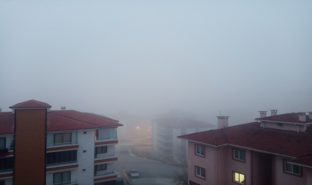 Amasya'da sis etkili oldu