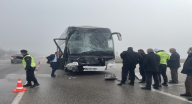 Amasya'da sisin yol açtığı trafik kazalarında 5 kişi yaralandı