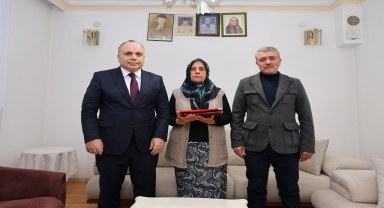 Artvin Valisi Ünsal şehit ailelerini ziyaret etti