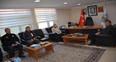 Başçiftlik'te Kaymakam Uçar'dan Zabıta Amirliğine ziyaret