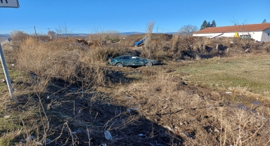 Bolu'da hafif ticari araç ile otomobilin çarpıştığı kazada 1 kişi yaralandı