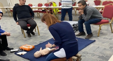 Bolu'da ormancılara ilk yardım eğitimi verildi