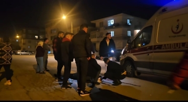 Çorum'da devrilen motosikletin sürücüsü yaralandı