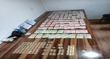 Düzce'de dilencinin üzerinden 1131 lira ele geçirildi
