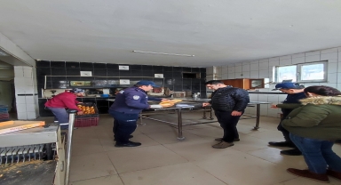 Göynücek'te zabıta ekmek fırınlarını denetledi