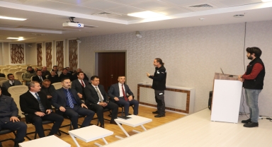 Havza'da İlçe Afet Yönetim Merkezinde görevli personele eğitim verildi