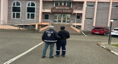 Merzifon'da kesinleşmiş hapis cezası bulunan firari hükümlü yakalandı