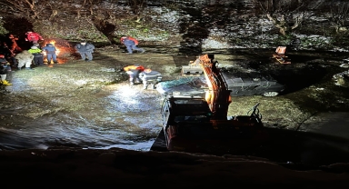 Ordu'da kayıp çiftin cesetleri ırmağa devrilen araçta bulundu