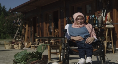 Rize'de engelli gençler