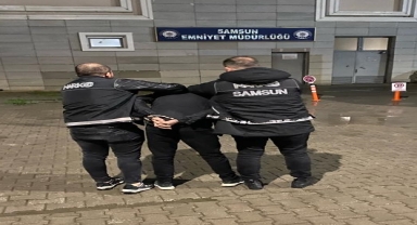 Samsun'da 15 yıl 5 ay 22 gün kesinleşmiş hapis cezası olan kişi yakalandı