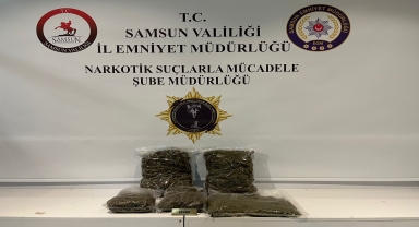 Samsun'da narkotik köpeği yardımıyla tırda 4 kilograma yakın uyuşturucu bulundu