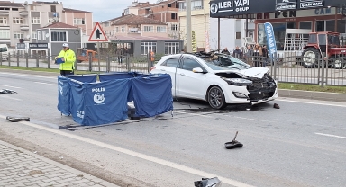 Samsun'da otomobilin çarptığı bisiklet sürücüsü öldü
