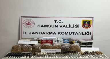 Samsun'da tütün ve sigara kaçakçılığı operasyonunda bir zanlı yakalandı