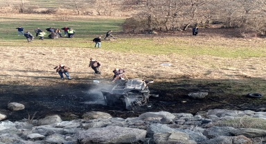 Tokat'ta uçuruma devrilen otomobildeki 3 kişi yaralandı