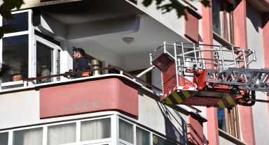 Trabzon'da ev yangını