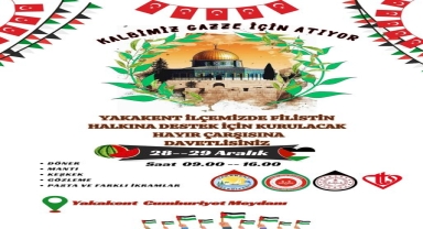Yakakent'te Filistin'e destek için hayır çarşısı düzenlenecek