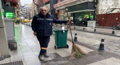 Zonguldak'ta belediye temizlik personeli alkollü kişilerce darbedildi