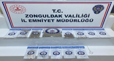 Zonguldak'ta uyuşturucu operasyonunda yakalanan 4 zanlı tutuklandı