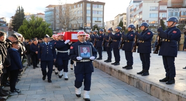 Amasya'da hayatını kaybeden gazi son yolculuğuna uğurlandı