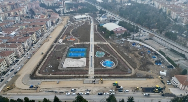 Çorum'da 100. Yıl Millet Bahçesi inşasında sona gelindi