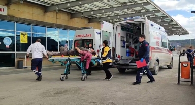 Çorum’da şarampole devrilen otomobilin sürücüsü yaralandı