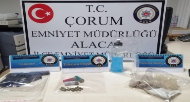 Çorum'da uyuşturucu ticareti yaptıkları iddiasıyla 5 zanlı tutuklandı