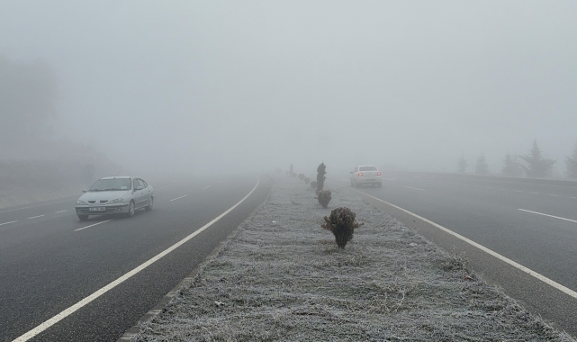 Kastamonu'da sis görüş mesafesini düşürdü