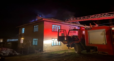 Mudurnu'da baca yangını söndürüldü