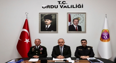 Ordu'da 2023 yılının güvenlik, asayiş ve trafik çalışmaları değerlendirildi