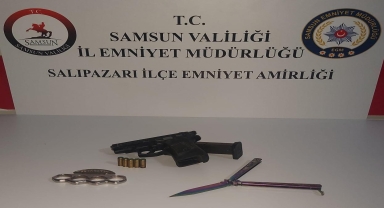 Samsun'da düzenlenen uygulamada 2 kişi gözaltına alındı