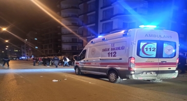 Samsun'da motosikletin çarptığı kadın ağır yaralandı